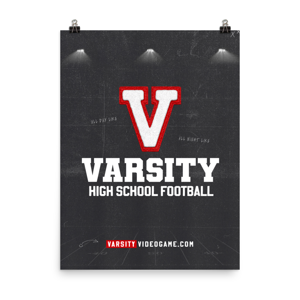 Varsity High School Football | Coming Soon Poster